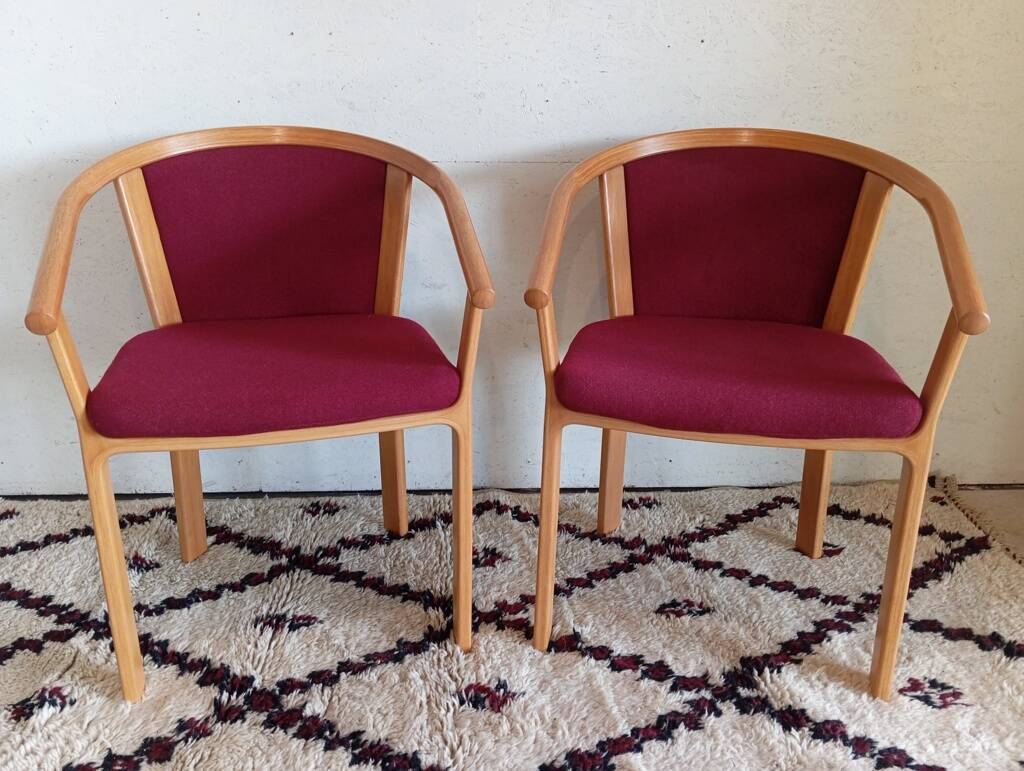 Paire de fauteuils scandinaves Magnus Olesen, Danemark