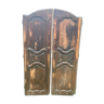 Paire de portes d'armoire ancienne à restaurer