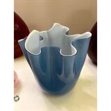 Murano glass vase multicolors