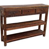 Console en bois ancien