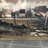 Impressionist painting on canvas, Kerfily