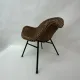 Mid-century design wicker chair, 1950s