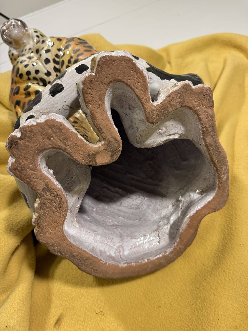 Large Italian ceramic leopard 1970’s