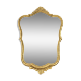 Gilded wood mirror 67x42cm