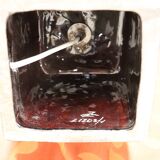 Vintage Brown Ceramic Pineapple Desk Lamp, 1970s