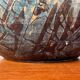 Brutalist mid-century studio pottery vase by Gerhard Liebenthron, 1975.