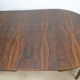 Table de repas vintage extensible en palissandre, 1960