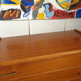 Scandinavian vintage dresser from the 60s teak feet compass