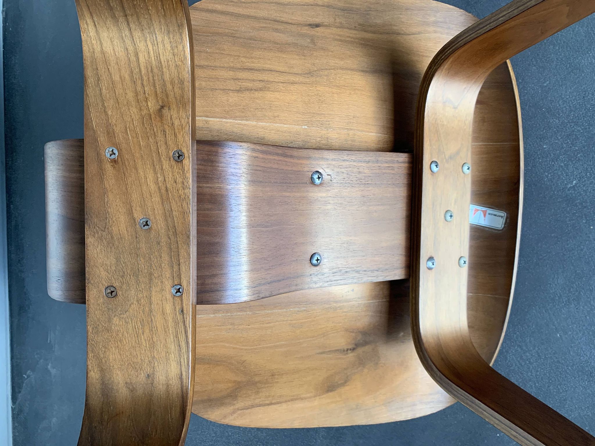 LCW LOUNGE CHAIR WOOD WALNUT BY CHARLES & RAY EAMES EVANS / HERMAN MILLER 1948-49