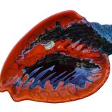 Grand bol en céramique vintage française de Vallauris en forme de coquillage