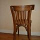Wood and cane desk chair