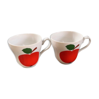 Lot de 2 tasses bavaria weltmann weiden