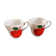 Lot de 2 tasses bavaria weltmann weiden