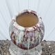 Vintage glazed stoneware vase