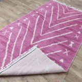 Handmade wool Berber rug 257x150 cm