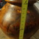 Vase en bois tourné