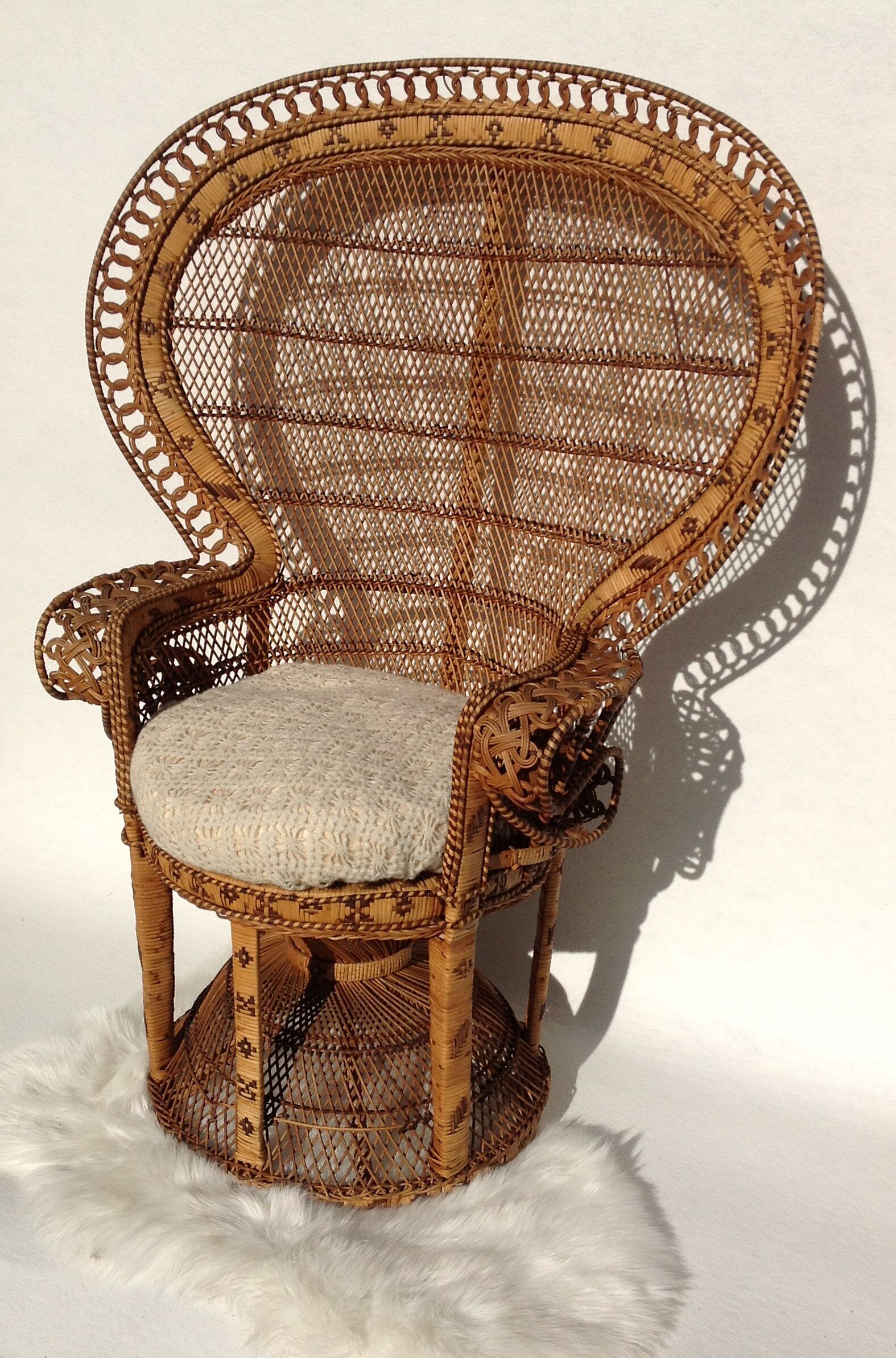 Fauteuil Emmanuelle en rotin