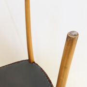 Suite de 4 chaises scandinaves 1960