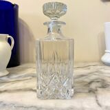 Chiseled glass whiskey decanter