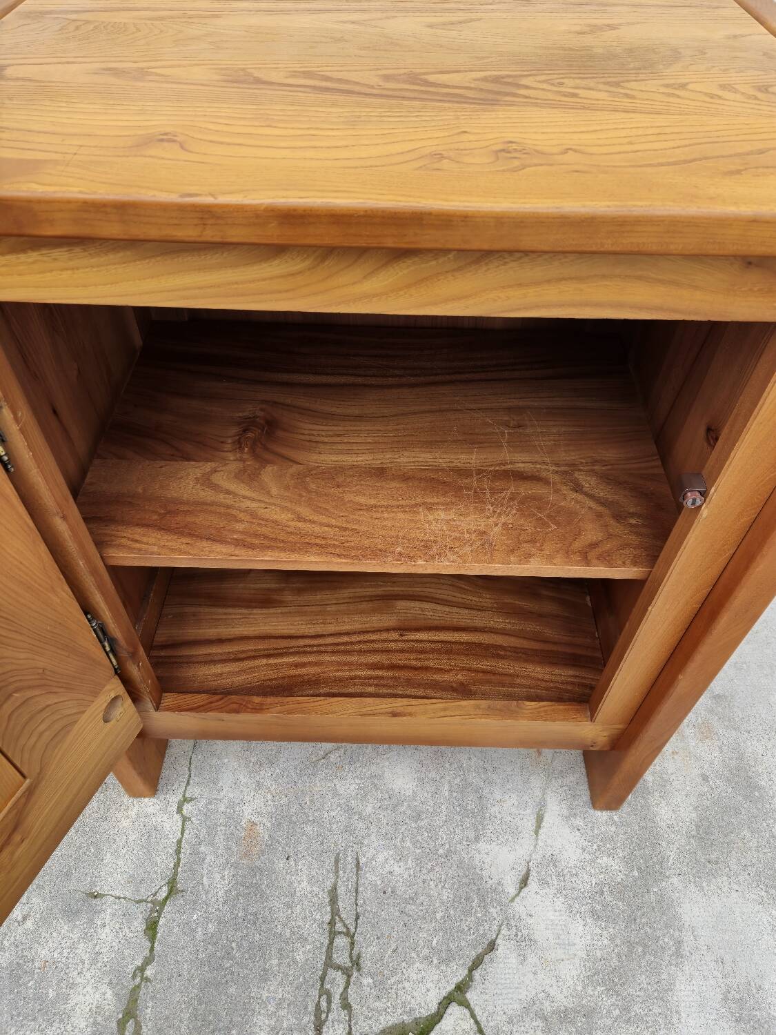 Maison Regain jam cupboard in vintage elm