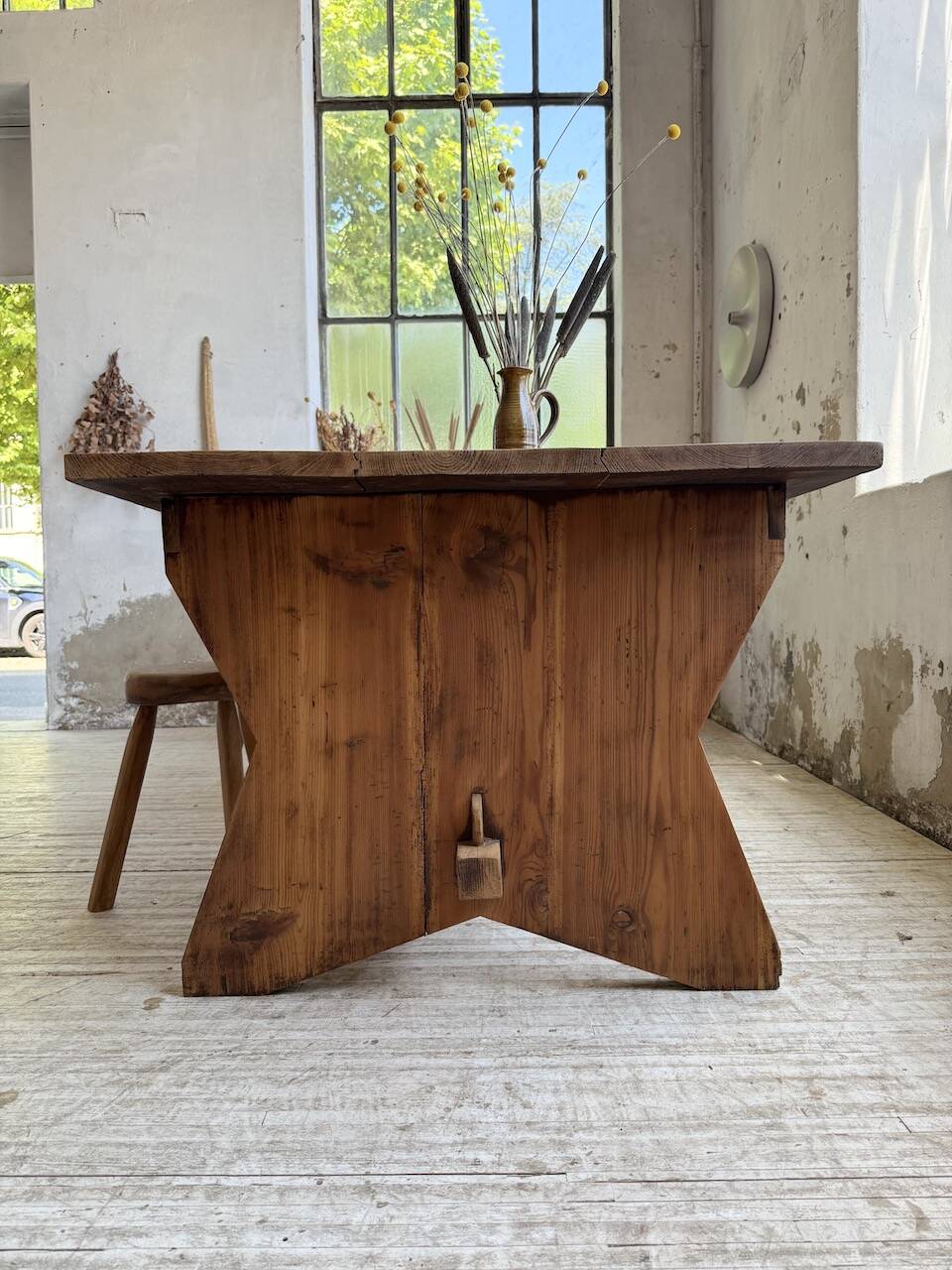 2.5m5 XL pine farmhouse table