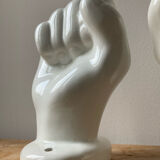Vintage ceramic hand pair