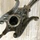 Brass bird candle holder