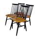 Series of 4 Scandinavian chairs