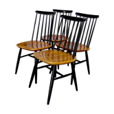 Series of 4 Scandinavian chairs