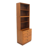 Scandinavian walnut bookcase by Bertil Fridhagen for Bodafors, Sweden, 1960