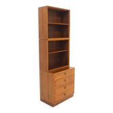 Scandinavian walnut bookcase by Bertil Fridhagen for Bodafors, Sweden, 1960