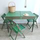 Vintage suitcase camping set