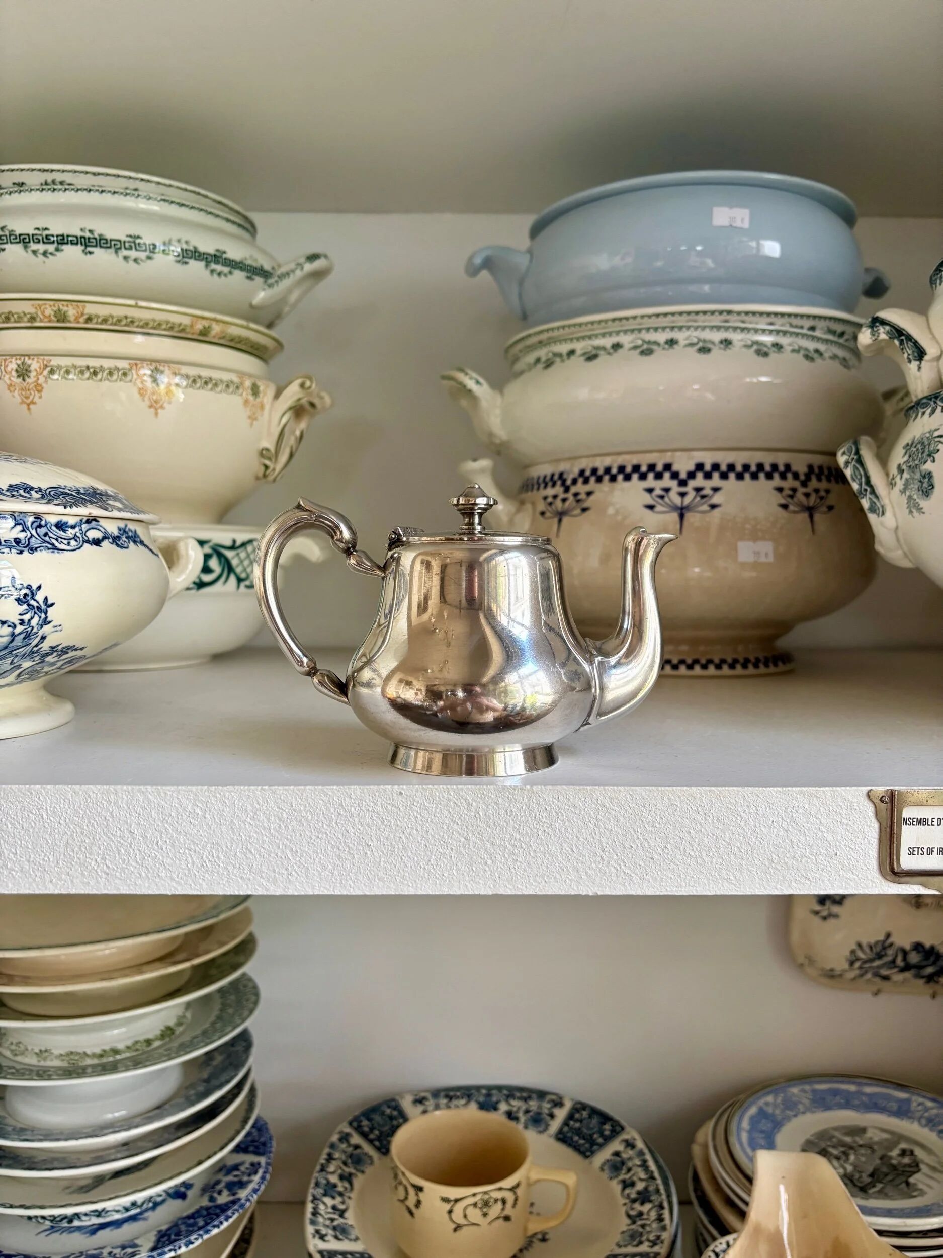 Selfish Christofle silver-plated jug