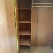 Vintage wardrobe with tapered legs