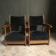 Paire de chaises longues hollandaises des années 1930