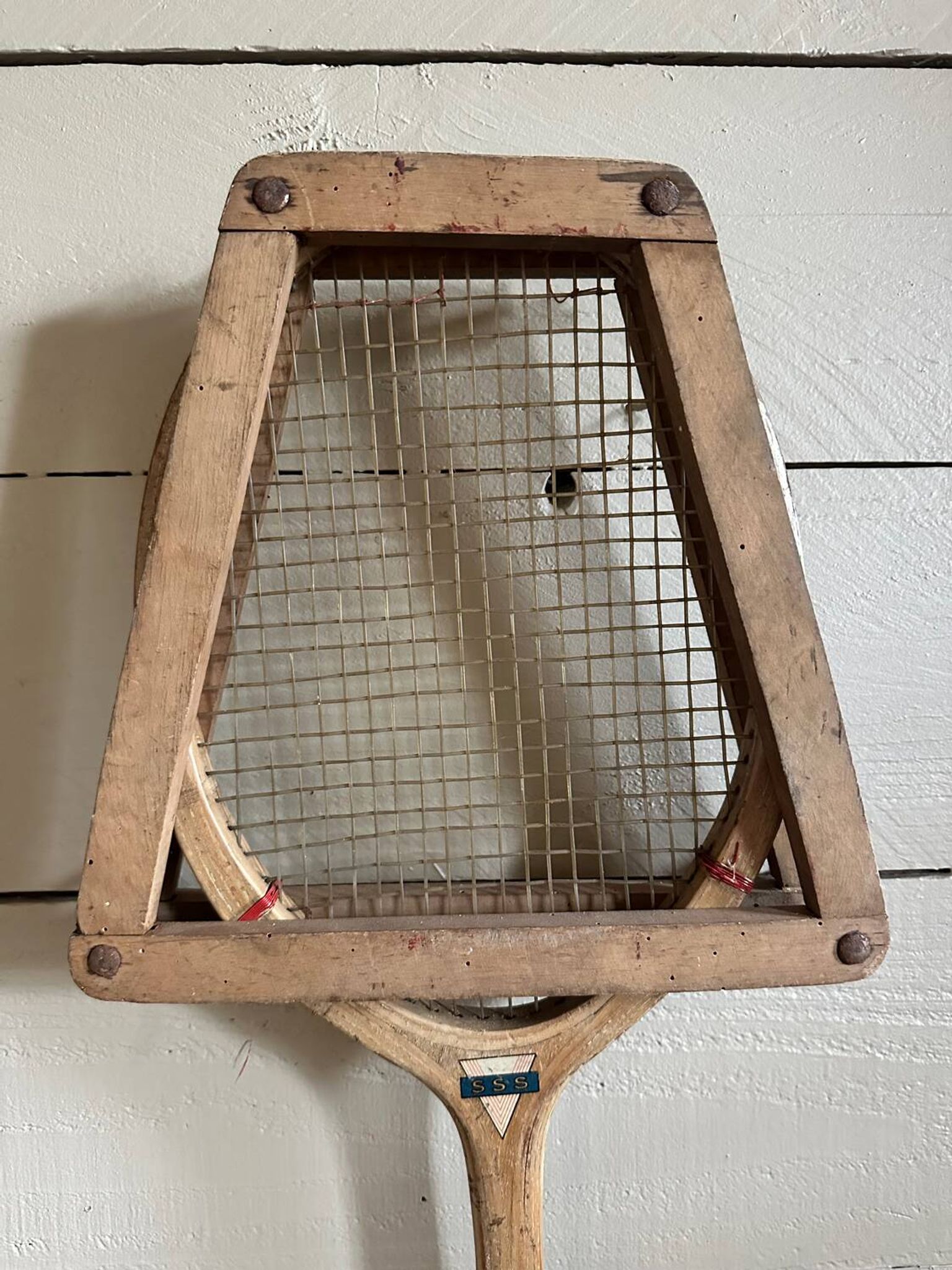 Old tennis racket