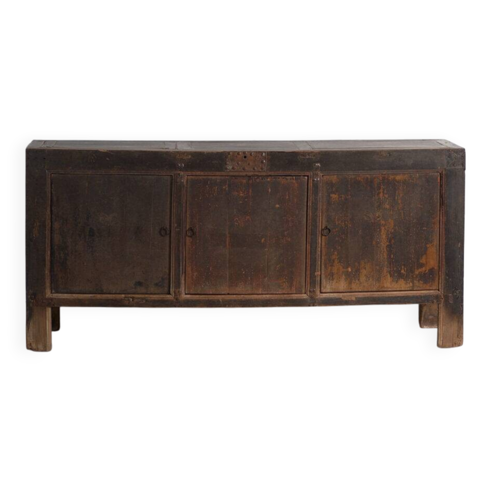 Buffet chinois ancien en bois massif avec patine d’origine – Chine, vers 1930