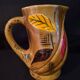 Ceramic jug with a handle signed Poët-Laval model Turban (A132)
