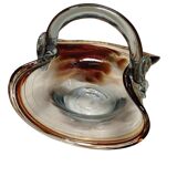 Jean Claude Novaro Glass Fruit Basket