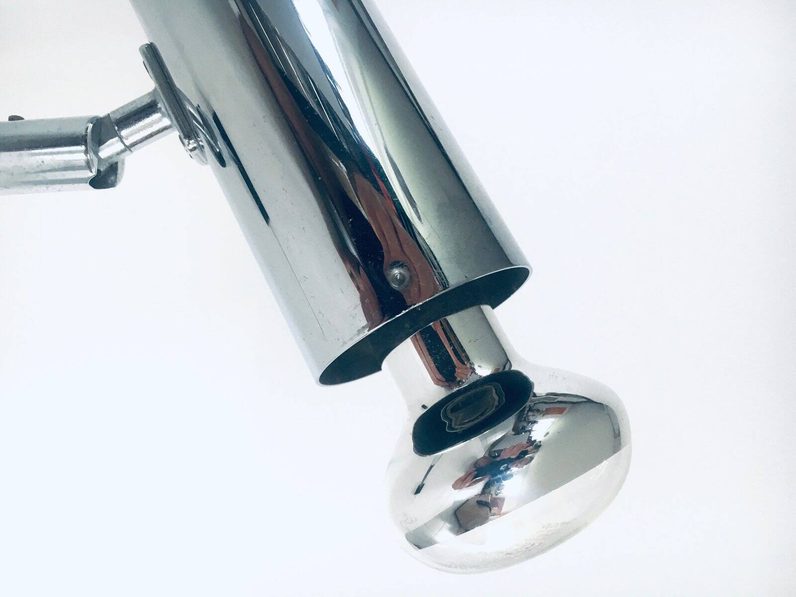 Mid-Century Modern Design Chrome Spot Wall Lamp, 1960s