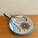 Large enamelled ceramic frying pan by Robert Picault