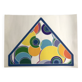 John Harrison LEVEE, Pyramid, 1970. Sérigraphie originale signée au crayon