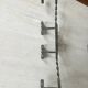 Old wrought iron coat rack