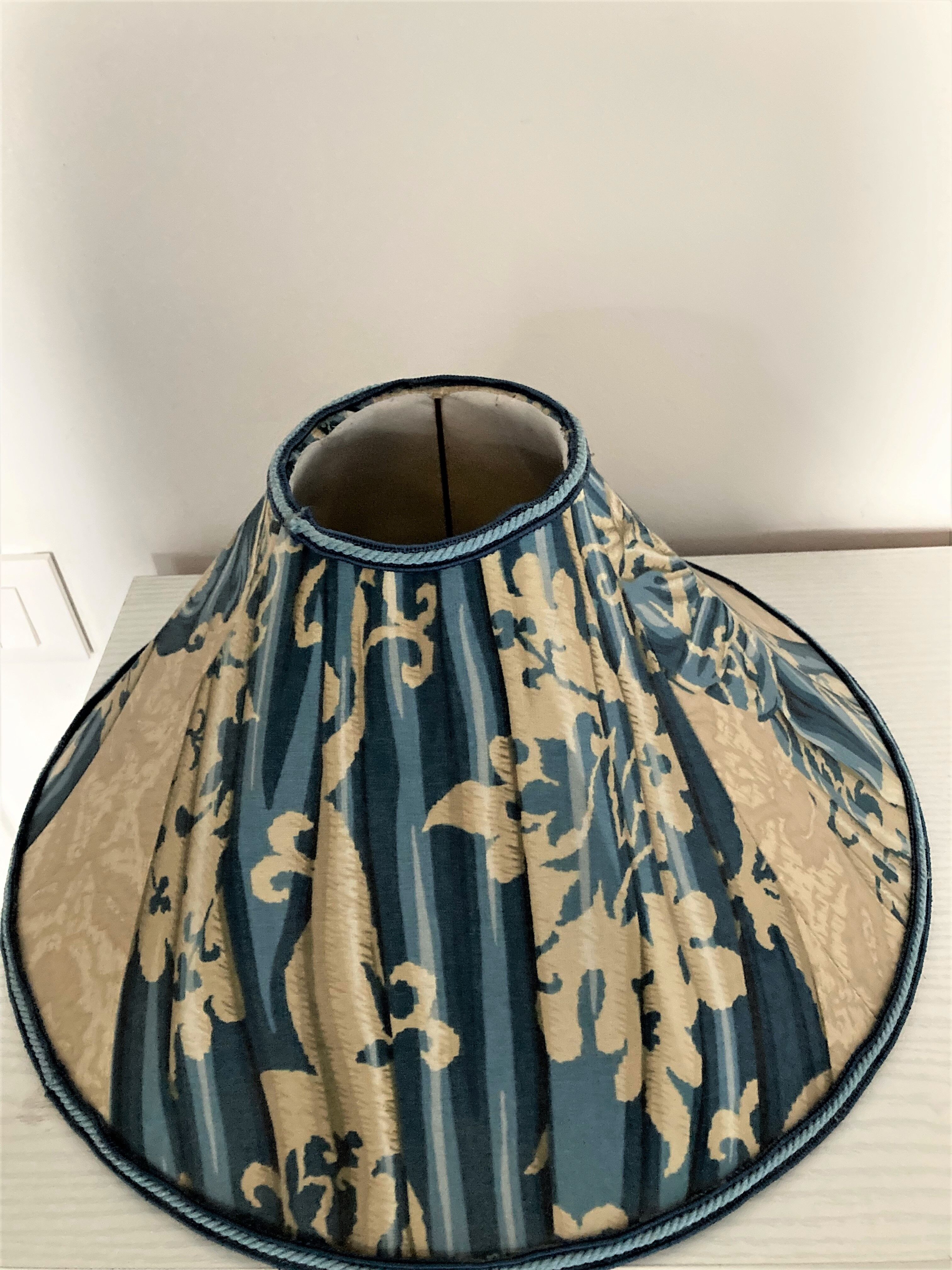 Fabric lampshade