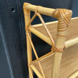 Vintage rattan shelf