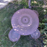 Salon de jardin en fer forgé ancien