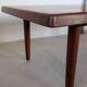 Grande table en teck massif, design Niels Bach, origine Danemark