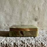 Ashtray, onyx box from the 1960s, vintage Italy.