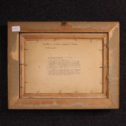 Peinture de paysage italienne signée du 20e siècle