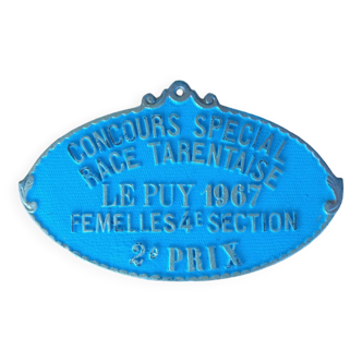 Agricultural competition plate - 1967 - Le Puy